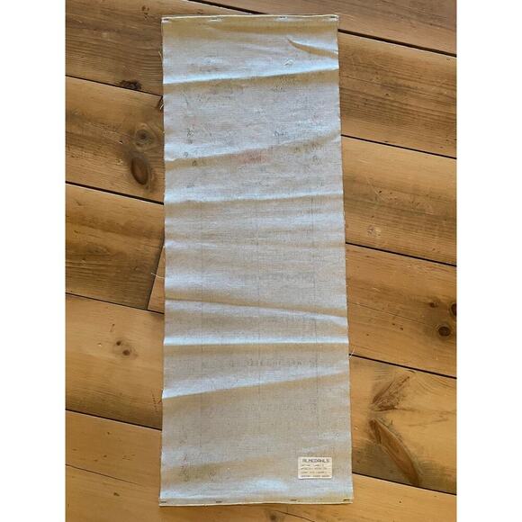 Vintage Calendar Burlap Wall Hanger Decor. 1985 floral. - Picture 4 of 6